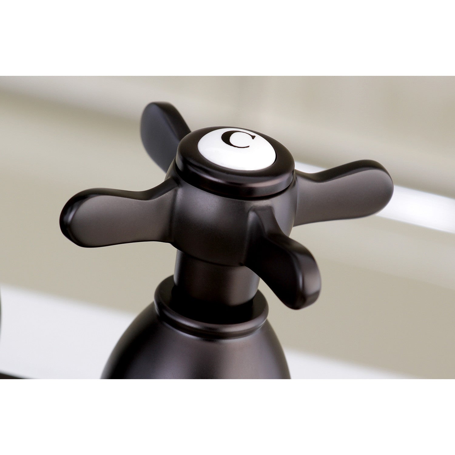 Kingston Heirloom KB1495BEX - Essex Two-Handle 2-Hole Deck Mount Bar Faucet, Oil Rubbed Bronze — thumbnail 2